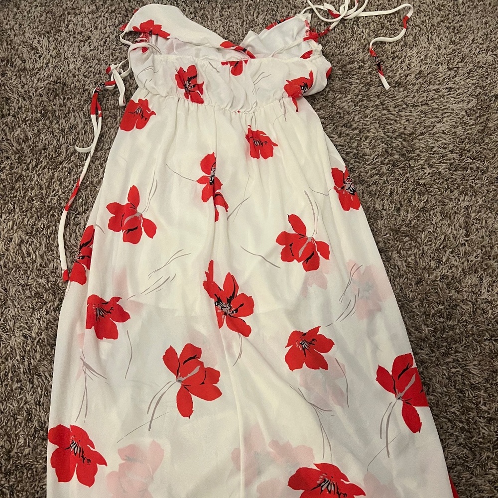 Olive Tree White Dress - Size L